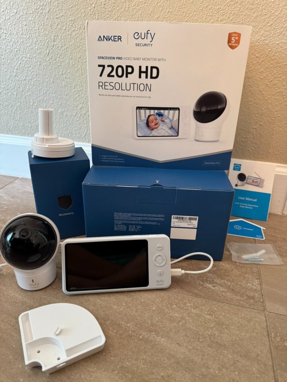 eufy Anker Baby Monitor 🧸720P HD